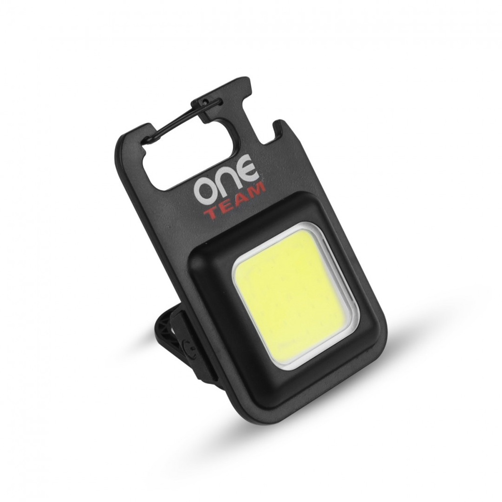 Lampu LED One Team COB Rechargeable Keychain