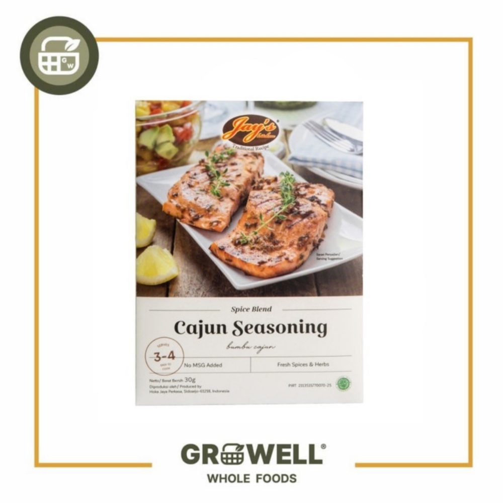 

JAY'S CAJUN SEASONING 30GR