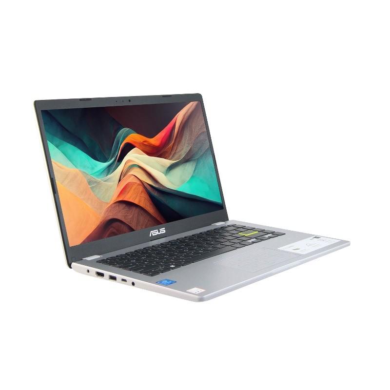 ASUS VIVOBOOK SLIM E410MAO-FHD4521 / CELERON N4020 / RAM 4GB / SSD 512GB / INTEL UHD GRAPHICS / KEYBOARD BACKLIT / 14&quot; FHD / DREAMY WHITE / WINDOWS 11 WITH OHS ORIGINAL / BONUS TAS RANSEL