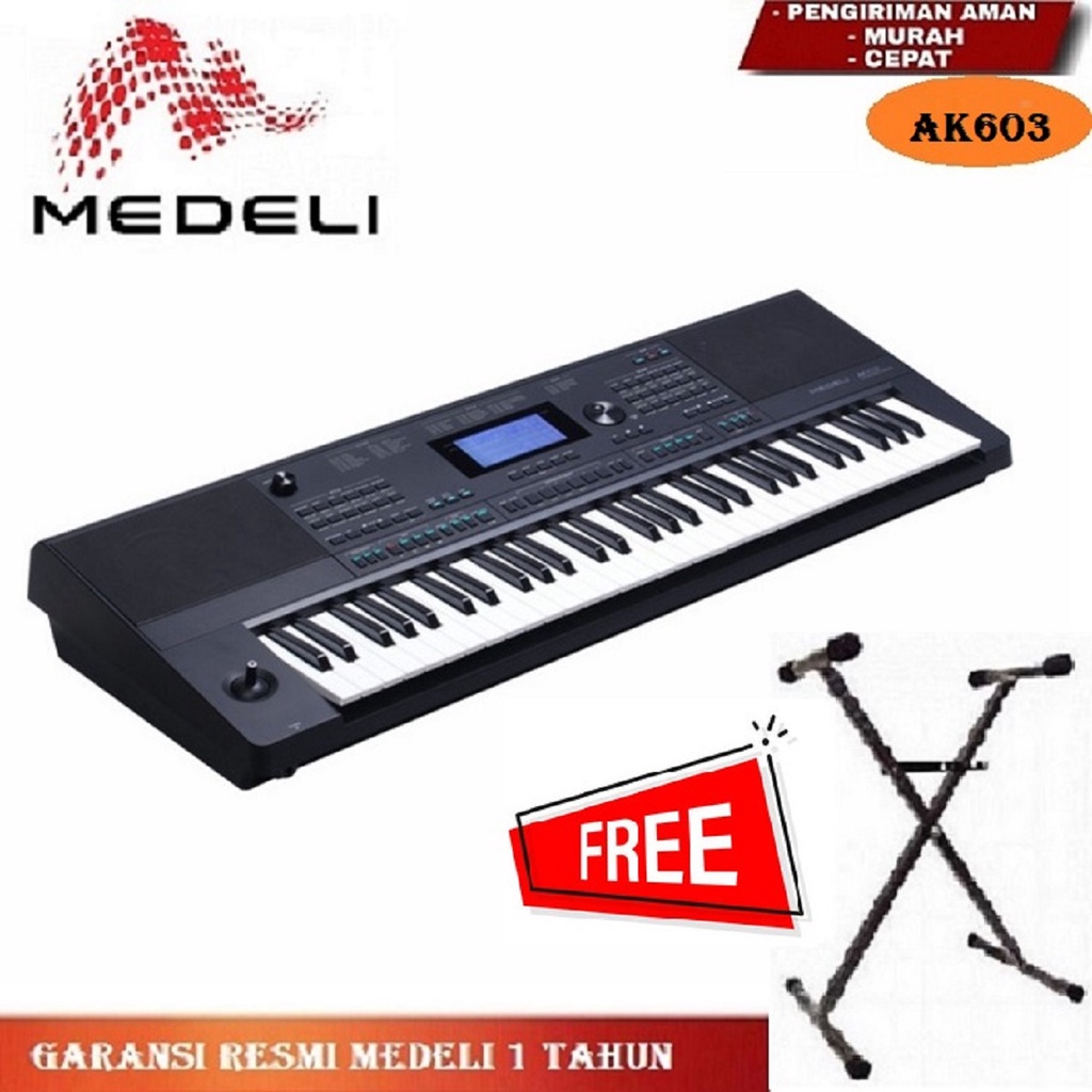 Keyboard Piano Medeli AK603 Free Stand / Original