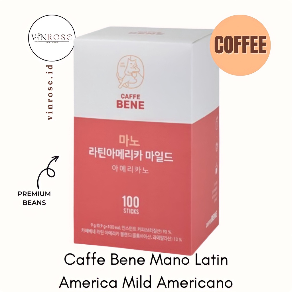 

Caffebene Mano Latin America Mild Americano/ Caffe Bene/ Kopi Premium Korea