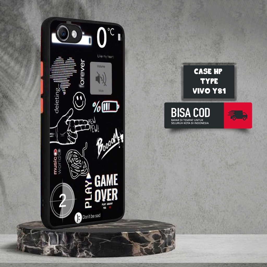 CASE VIVO Y81 [NASA TICKET] TERLARIS CASING VIVO Y81 TERBARU DOVE MATTE FUZE SOFTCASE VIVO Y81 SOFTC