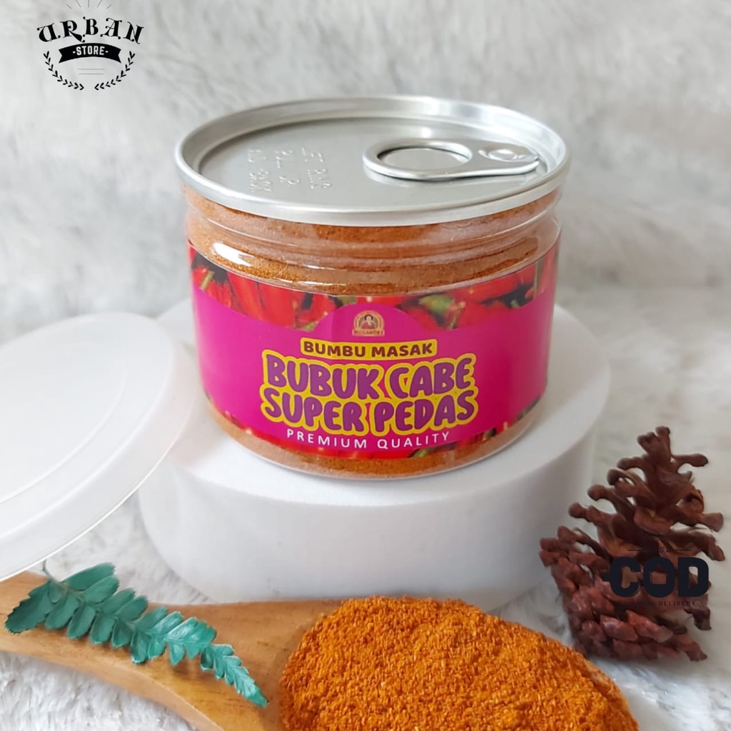 

Can - Rempah Cabe Bubuk Super Pedas Bumbu Dapur Bubuk Cabe Pedas Pure Extra Hot Chili Kualitas Premium