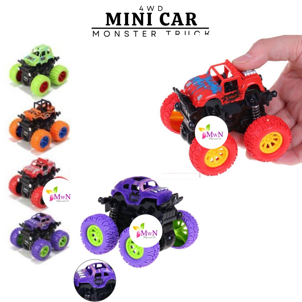 MWN Mainan Mobil Anak Mini Monster Truck Off Road 4WD