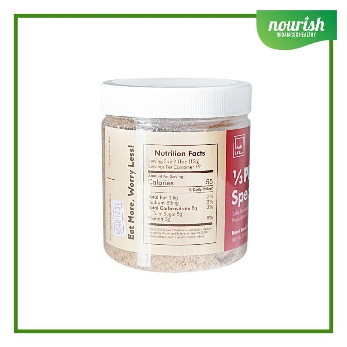 

SELAI KACANG BUBUK 1/3 PB LEAN LAB SPECULOOS 250G