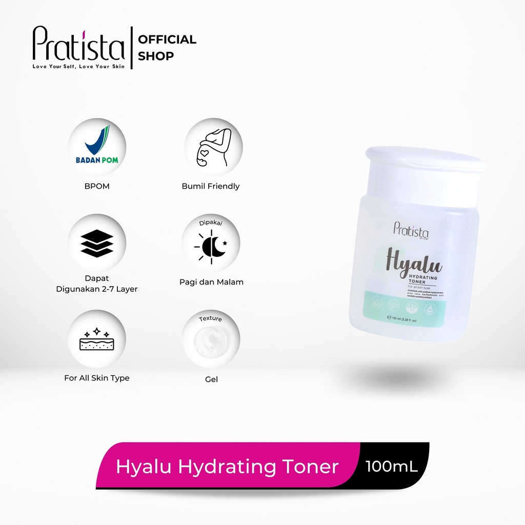 Pratista - [Bundling] Hyalu Hydrating Toner &amp; Glowing Gel