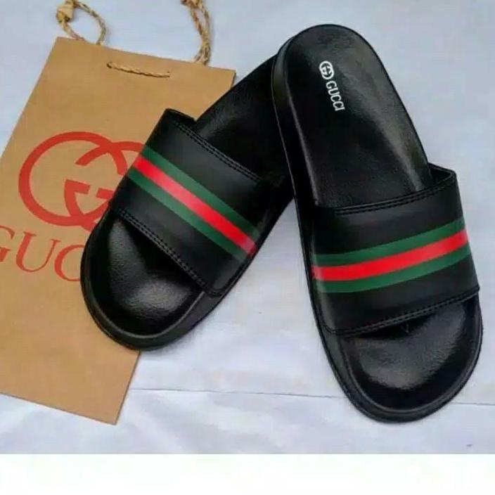 ✨COD✨ Sandal Slop Gucci Pria Wanita Sendal Slop Slid Terbaru grosir