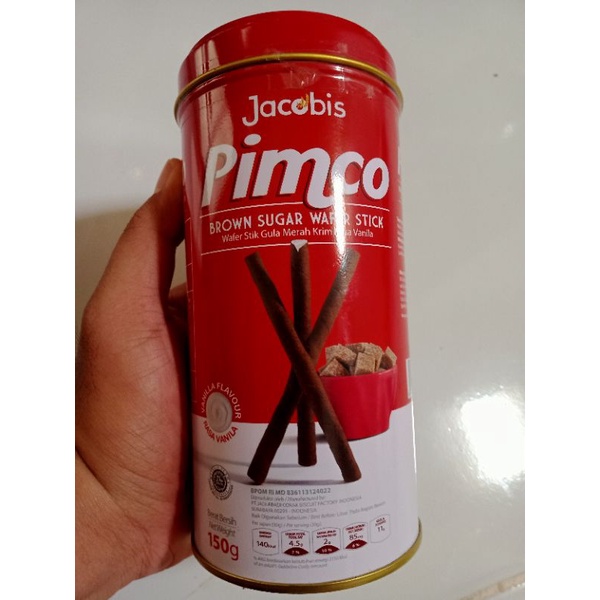 

Jacobis Pimco Wafer Stik Gula Merah Krim Rasa Vanilla 150gr