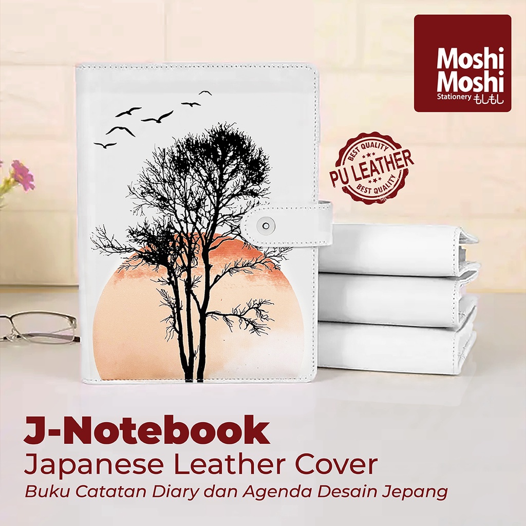 

Japanese Notebook Diary Buku Tulis Memo Agenda Multifungsi Cover Kulit A5