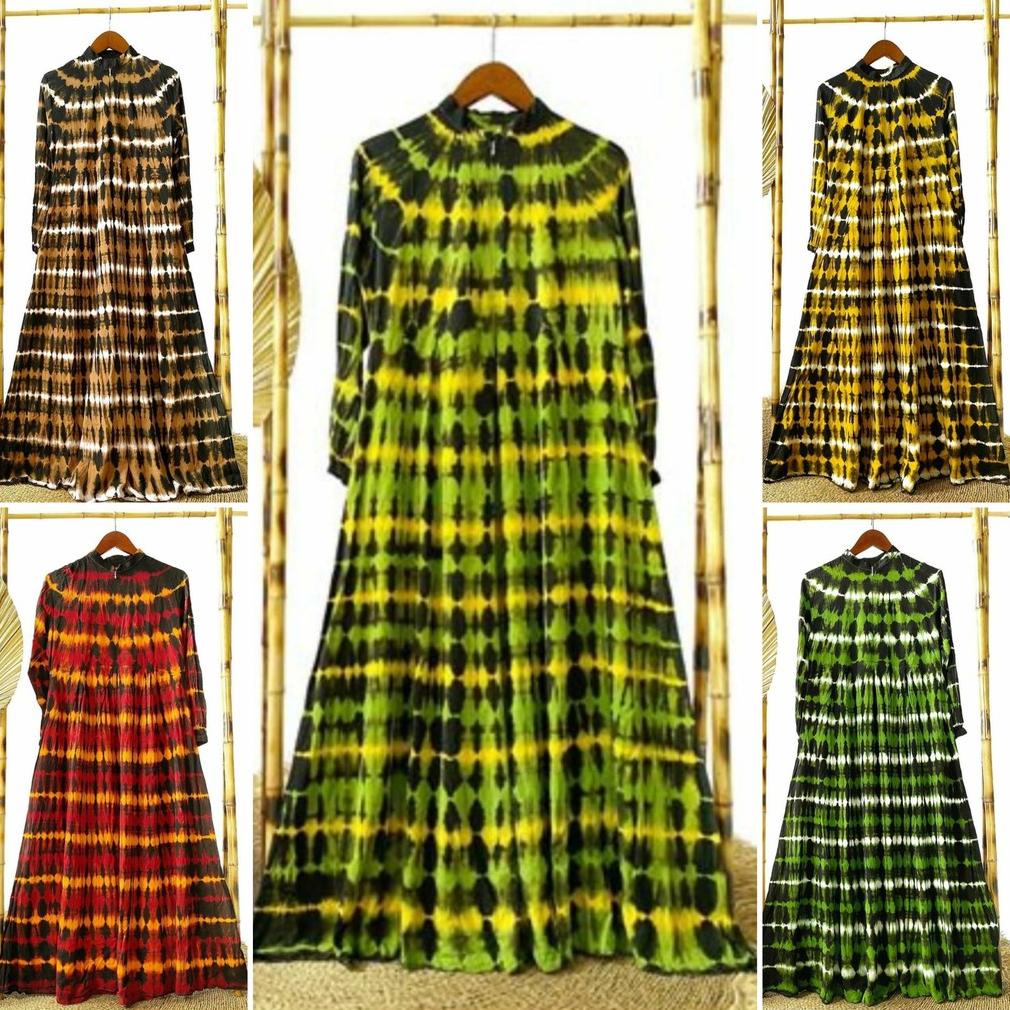 TERLARIS GAMIS TWILL ORI TIEDYE 2020 M L XL Murah