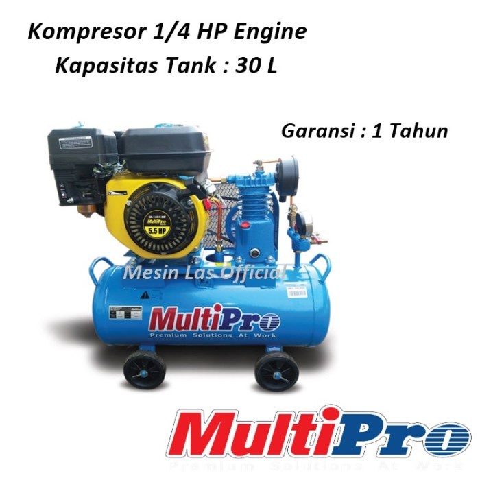 Kompresor 1/4 HP Multipro VBCE-025/30 HS-SW Kompresor Udara (Engine)