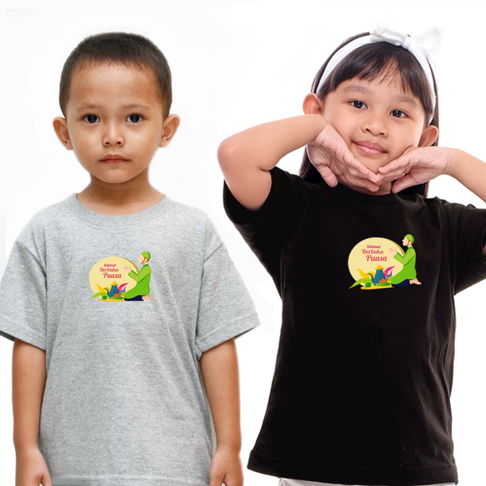 Kaos Anak Unisex Selamat Berbuka Puasa