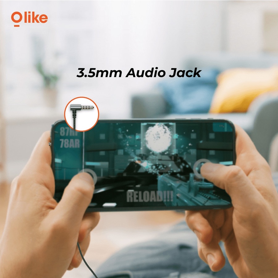 Olike E13 Wired Earphone Game-on Clear Sound Gaming