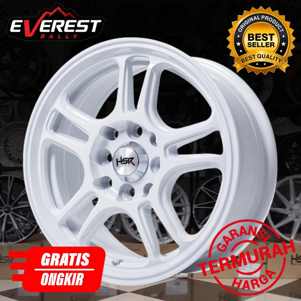 Pelek Racing Mobil Listrik Ring 14 HSR NX SPO 347 HSR R14 Velg Ring 14