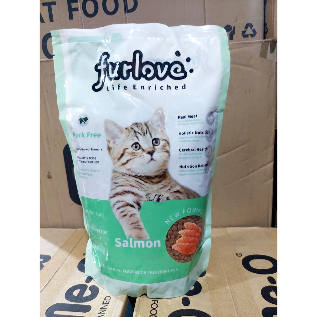 MAKANAN ANAK KUCING KITTEN FURLOVE FRESHPACK 1 KG