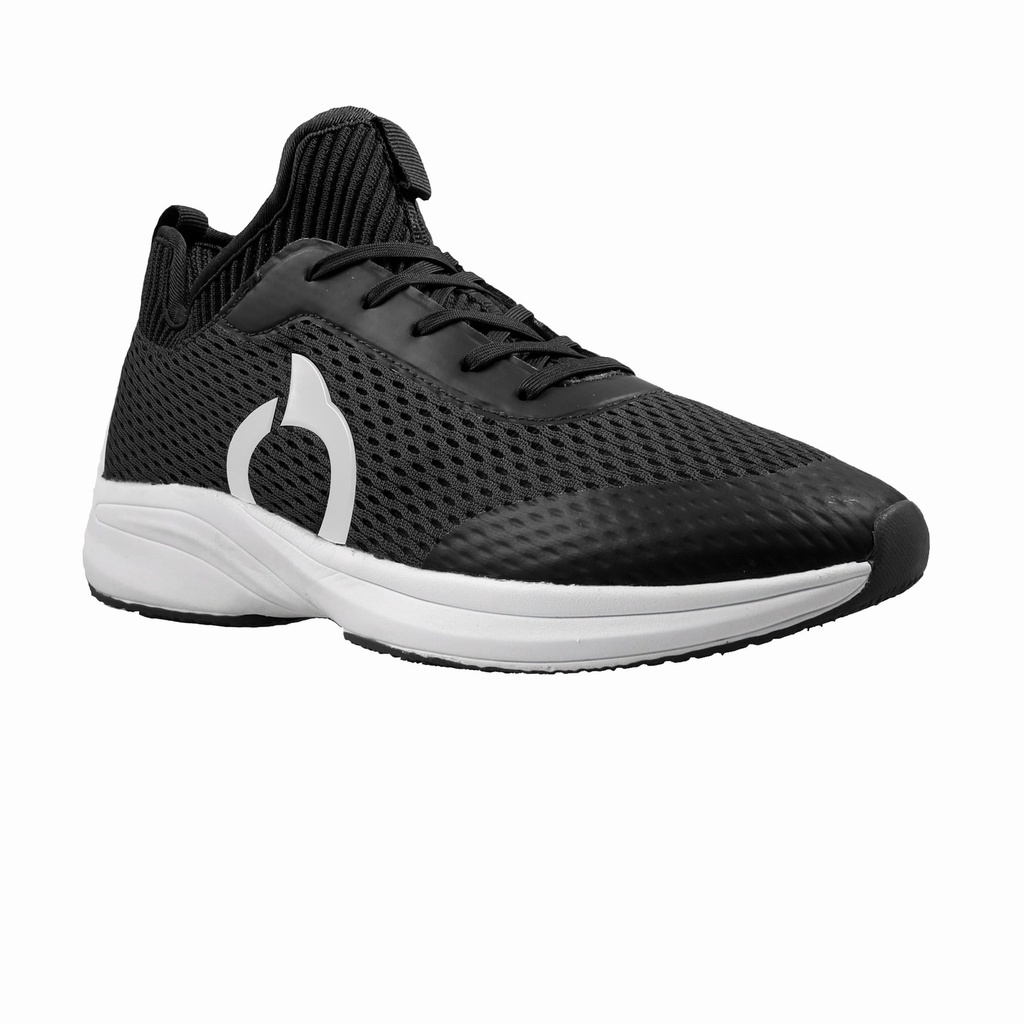 SEPATU SNEAKERS/RUNNING ORTUSEIGHT MONARCH - BLACK WHITE