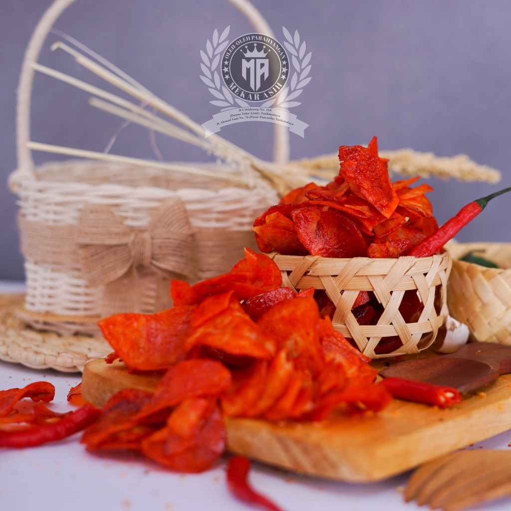 Keripik Singkong Balado/ keripik singkong original/ singkong Serut / keripik singkong balado sanjay 