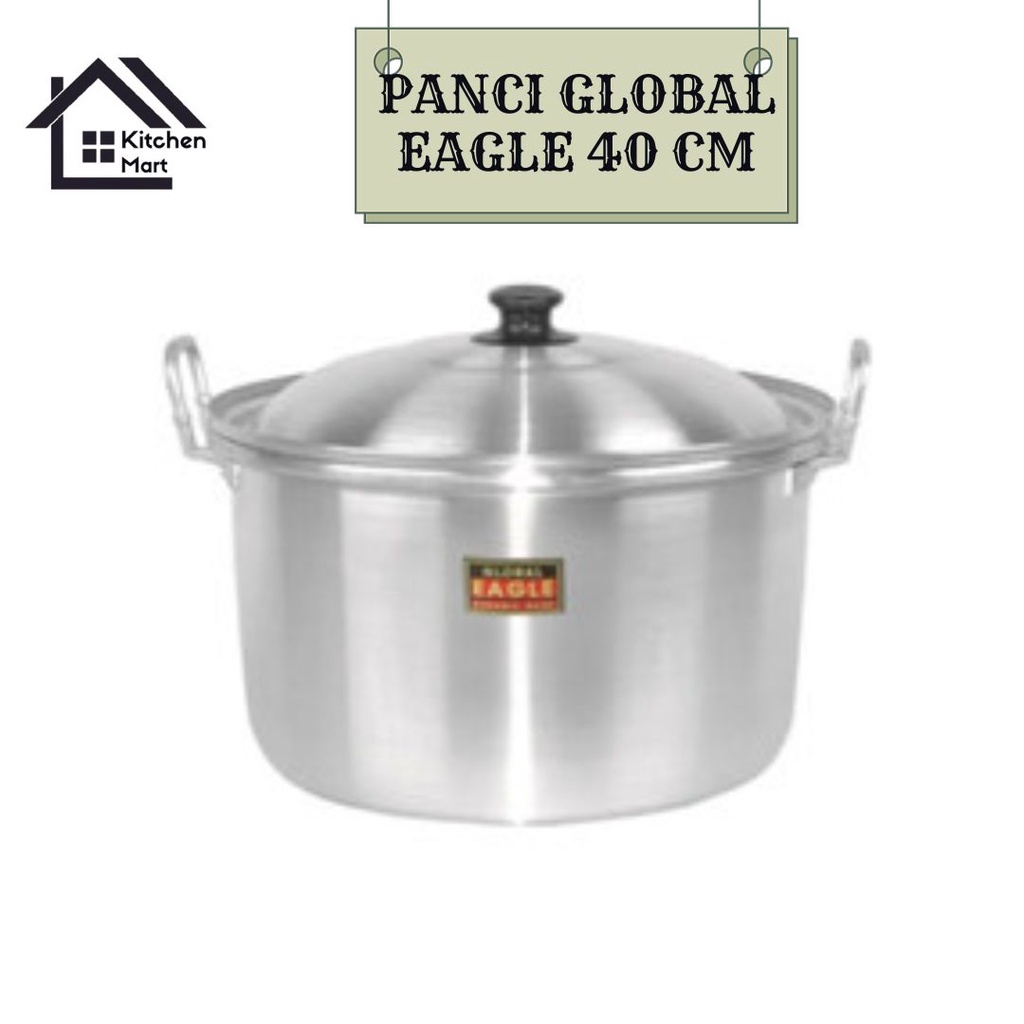 Panci Alumunium Besar 40 Cm Aluminium Global Eagle / Panci Kuah Alumunium Panci Tinggi TL Tanpa Sari
