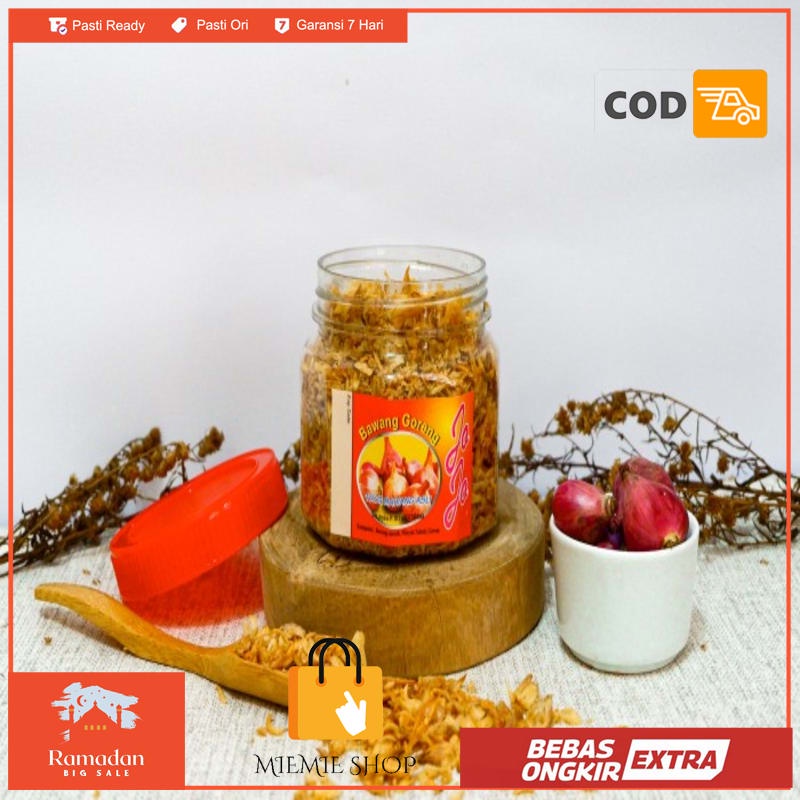 

Bawang Goreng jojo asli sumenep 130 Gr toples First