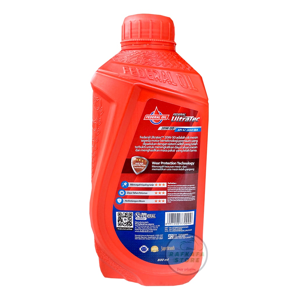 OLI FEDERAL ULTRATECH 4T OLI BEBEK dan SPORT