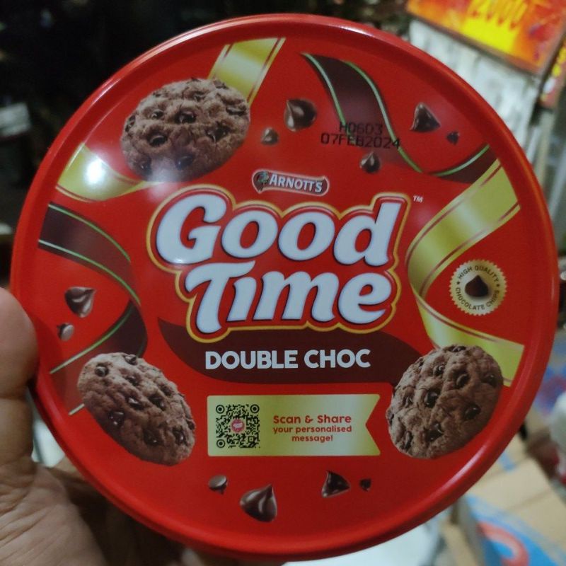 

Good Time Double Choc 144 gram Exp Des 2025