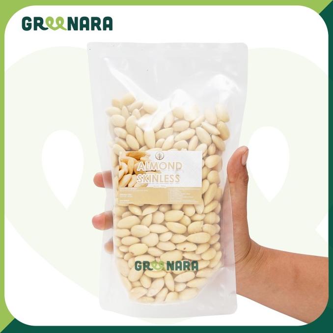 

Almond Whole Skinless 500gr / Almond Utuh Tanpa Kulit Ari ghe01