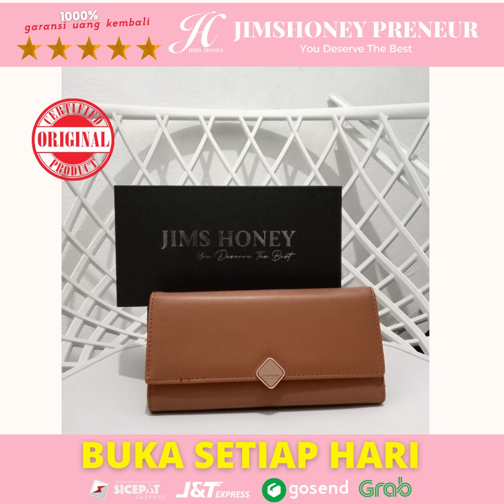 Greisy Wallet Jims Honey Dompet Panjang Wanita Original Muat Banyak