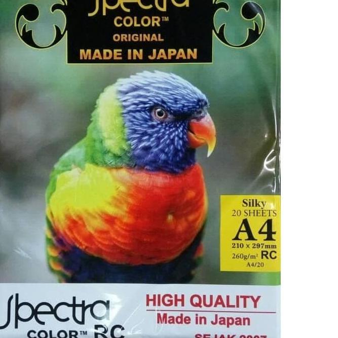 

❄ kertas fotopaper spectra silky 260 gram ➫