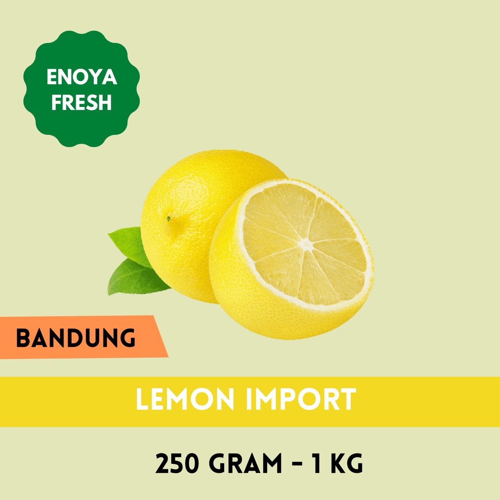 

Lemon Impor 250 gr - 1 kg Bandung