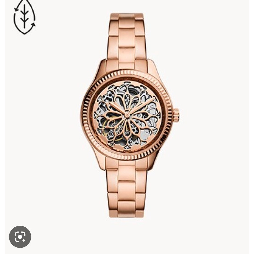 jam tangan BRANDED  BQ3754 Rye Automatic Rose Gold-Tone Stainless Stee