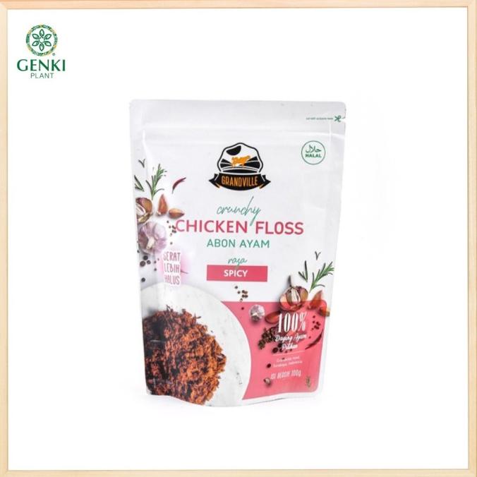 

] Grandville Crunchy Chicken Floss Spicy / Abon Ayam - 100 g