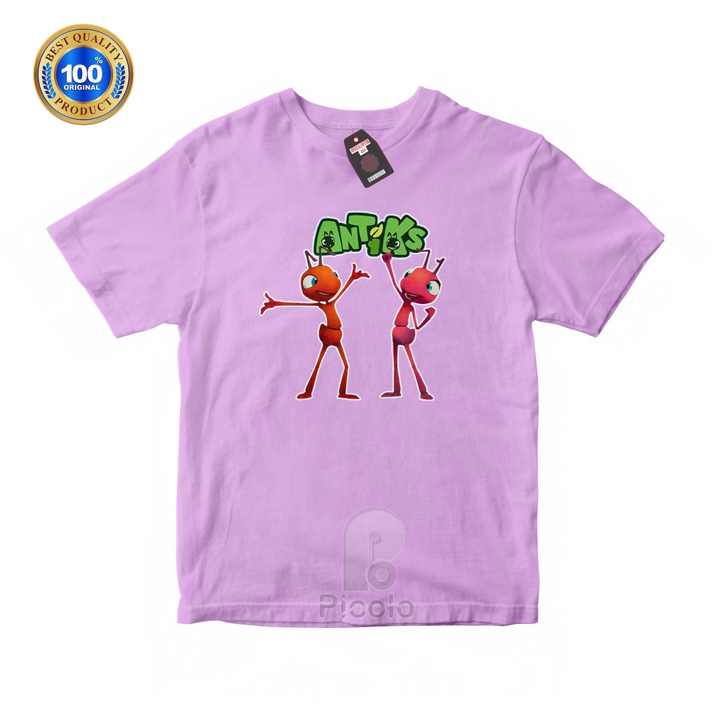 (FREE NAMA) BAJU KAOS ATASAN ANAK MOTIF KARTUN ANTIKS UNISEX Bahan COTTUN