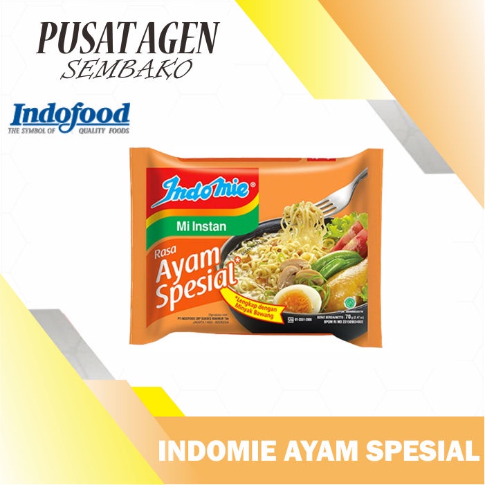 

INDOMIE AYAM SPESIAL MIE INSTAN INDOMI KUAH MI