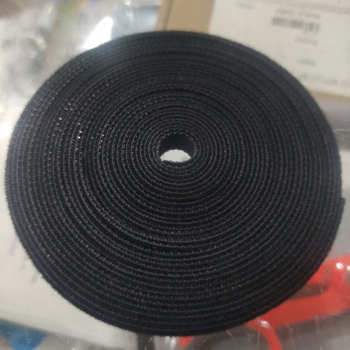

Terlaris Velcro Pengikat Kabel Fiber Optik 25M High Quality Hitam