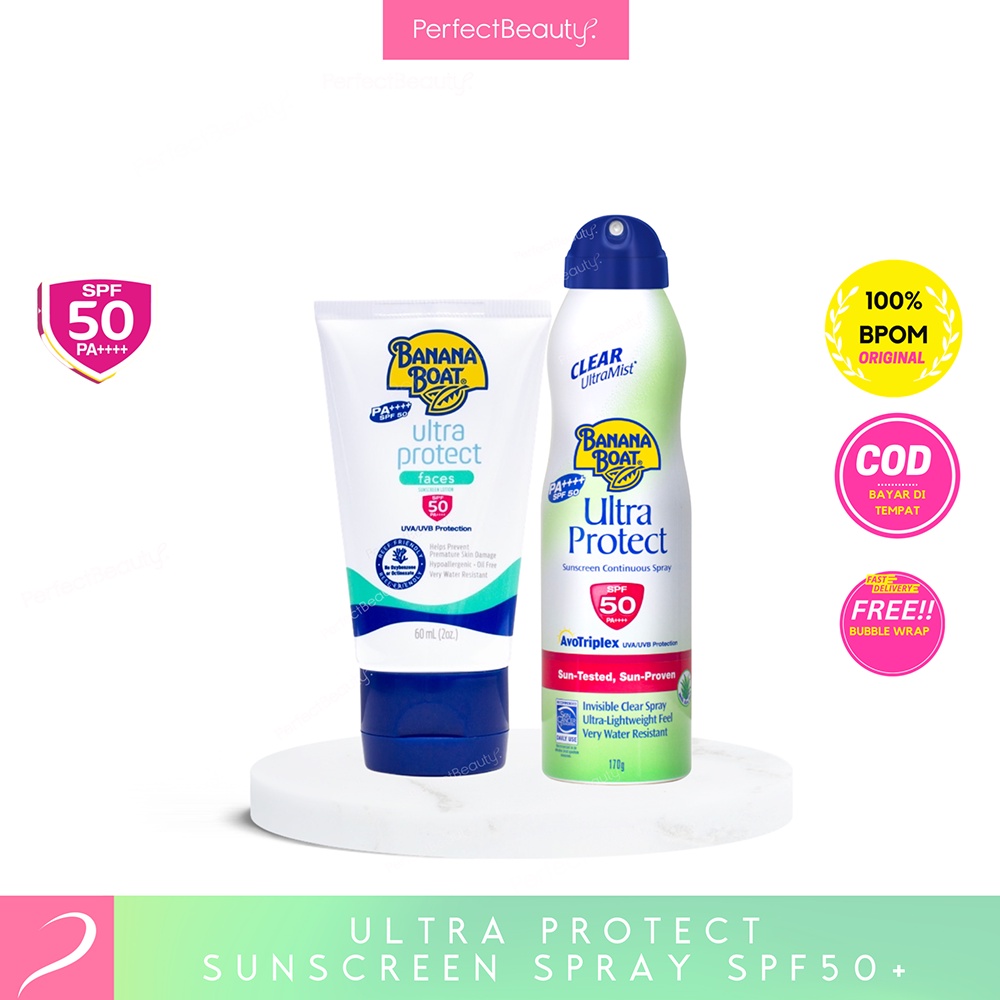 Banana Boat Ultra Protect SPF 50/80(60ml/90ml) - Suncreen/Tabir Surya