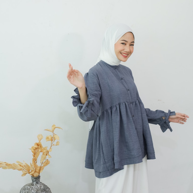 Eveseitch - New Product Kyuri Shirt - Shirt Wanita