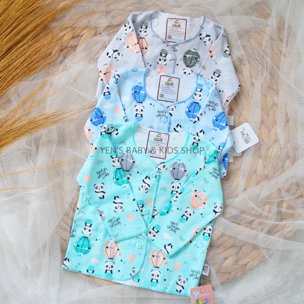 BAJU PANJANG PANDA NEWBORN CUTE