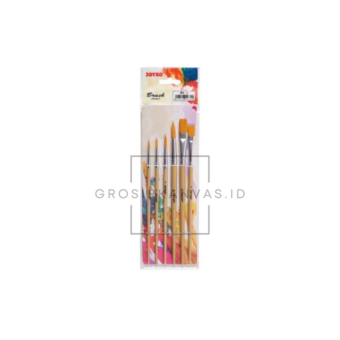 

Grosir Brush Kuas Cat Air Cat Minyak Lukis Acrylic Joyko BR-5