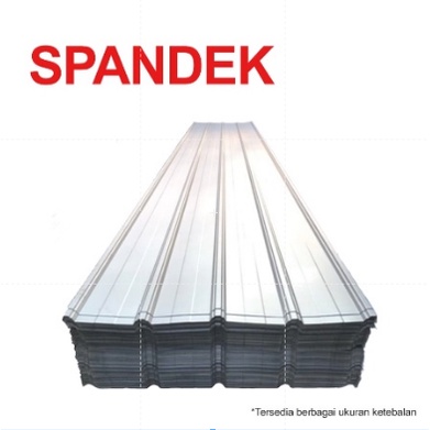 Spandek 035 A Plus PER LEMBAR (panjang 3,4,5, dan 6 meter)