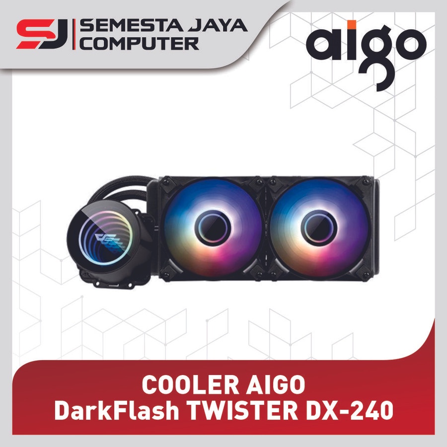 Aigo DarkFlash TWISTER DX-240 V2 ARGB 240mm AIO Liquid Cooler