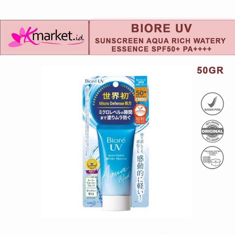 [BPOM] Biore UV Sunscreen Aqua Rich Watery Essence-SPF50