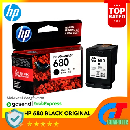 Tinta HP 680 Black Original Catridge HP 680 Black