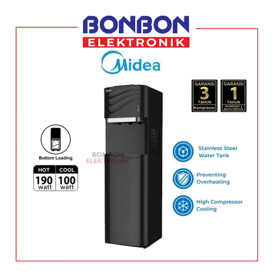 Midea Dispenser Galon Bawah YL1634S / YL-1634S Kompressor Low Watt