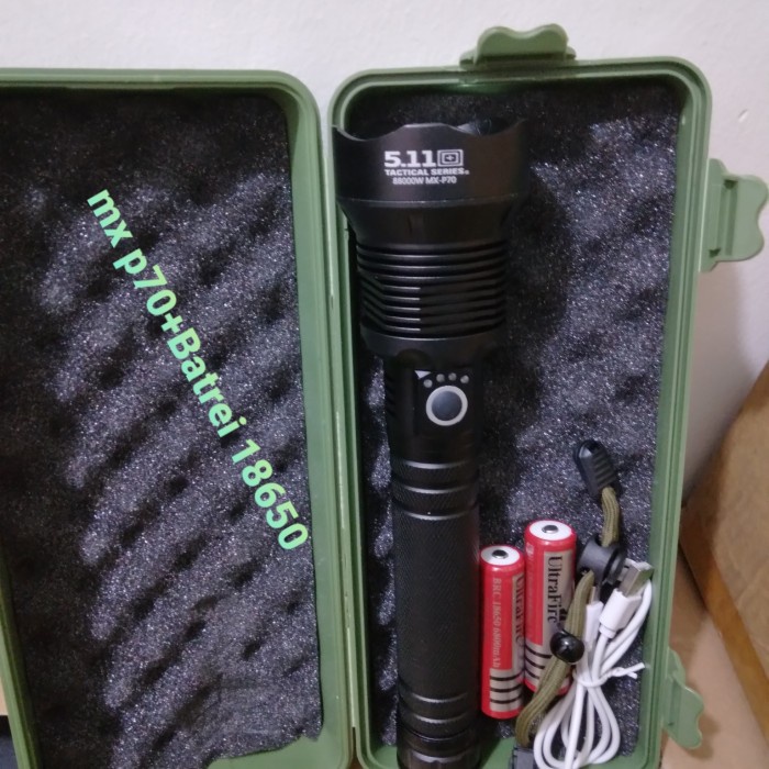 Terlaris Tactical 5.11 Series 88000W Mx-P70.Senter Leed 90,000 Lumens