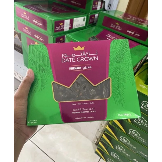 

Kurma Khenaizi Date Crown Khenaizi 1Kg Kemasan Baru