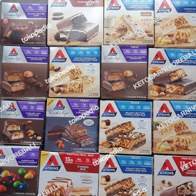 

paling diminati] ATKINS ENDULGE BAR 1 PACK (5 BARS) KETO LOW CARB SNACK
