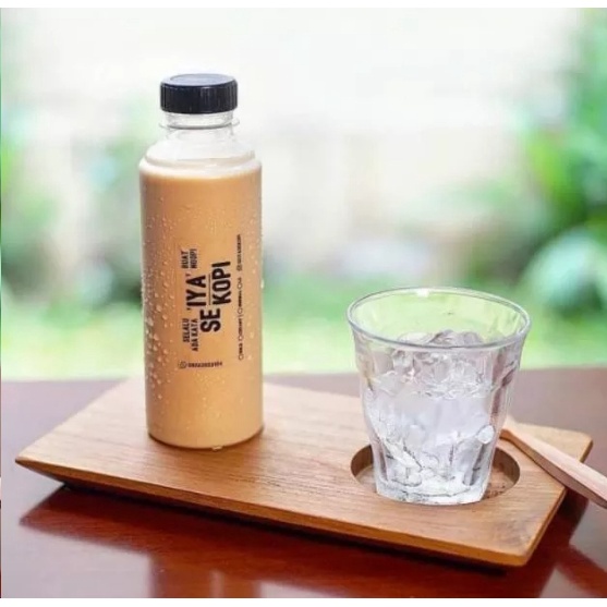 Botol Almond 250 ML / Botol Minuman Plastik / Botol Kopi / Botol Plastik