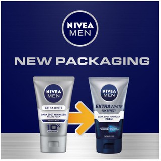Nivea Men Extra White Dark Spot Minimizer Foam (kemasan baru)