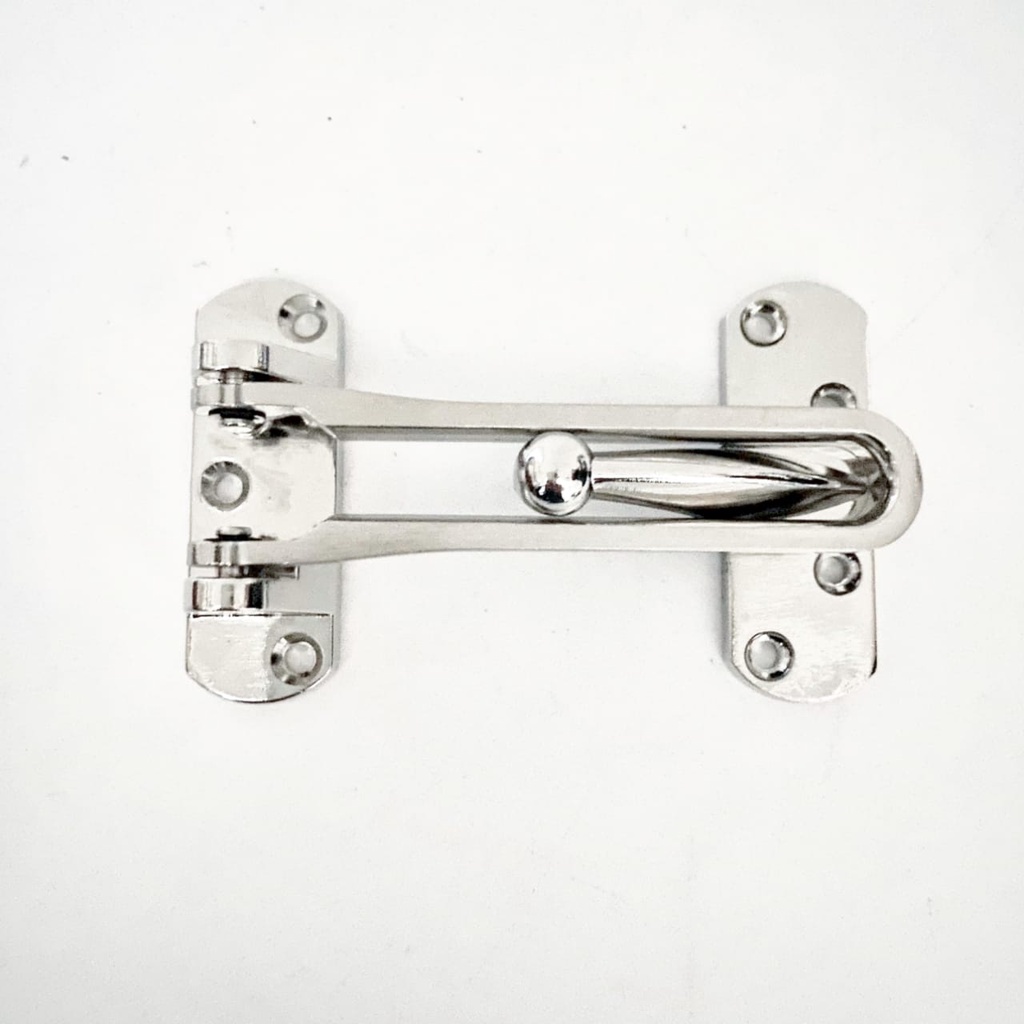 Kunci Pintu Gesper Bolt Stainless 45 St Kunci Tambahan Pengaman Pintu Ruangan Door Guard Stainless