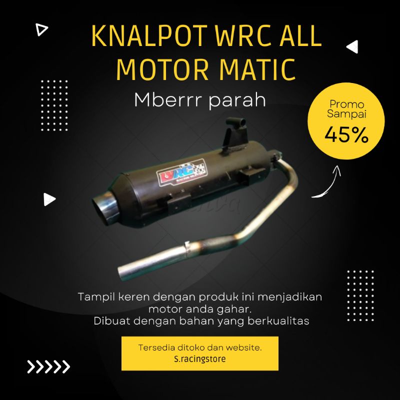 kenalpot nalpot knalpot stugigi stukigi wrc mberr parah all motor metik Scoopy Mio Mio J Vario 150 1